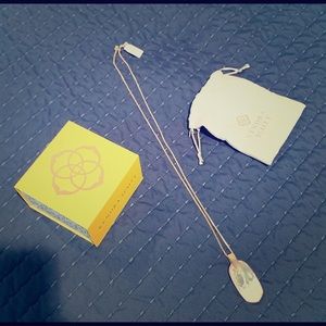 Kendra Scott Inez Gold & Pink Necklace